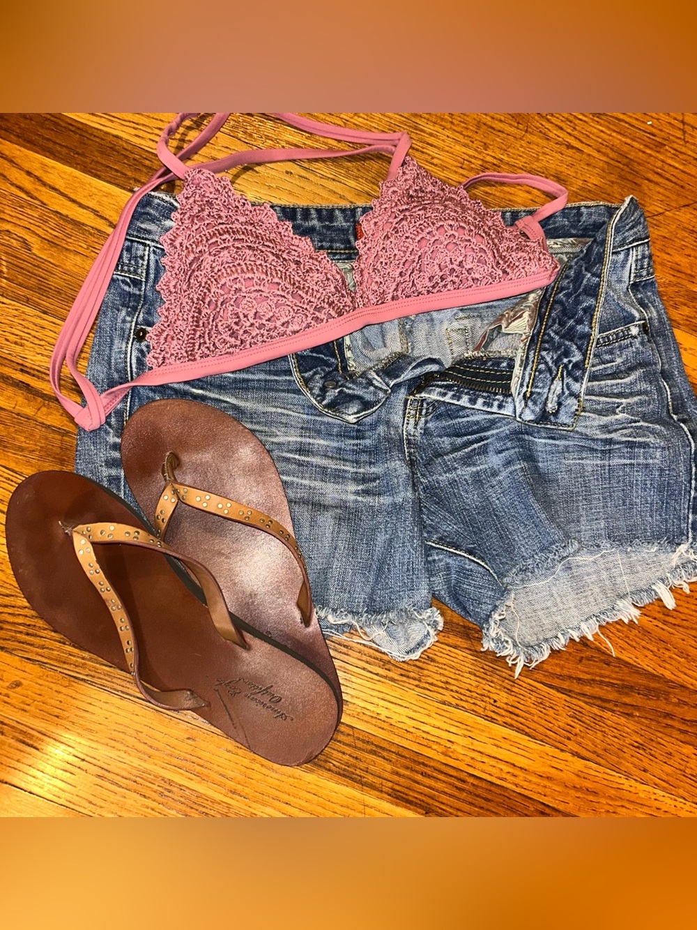 AEO Leather Sandals
